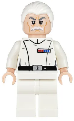 Admiral Wullf Yularen - White Uniform, White Combed Hair (Colonel)