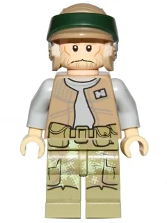Endor Rebel Trooper - Dark Tan Vest, Tan Beard (Commander Rex)