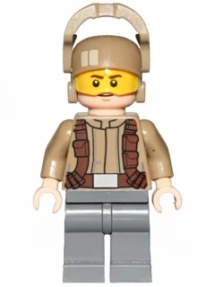 Resistance Trooper - Dark Tan Jacket, Frown, Furrowed Eyebrows