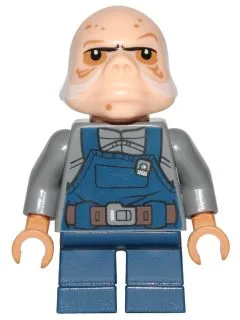 Ugnaught - Dark Blue Overalls and Short Legs