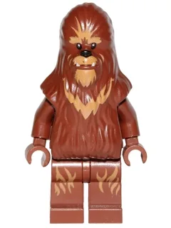 Wookiee - Reddish Brown with Dark Tan Fur, Printed Legs, Plain Arms