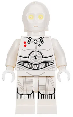 K-3PO - Printed Legs, Bright Light Yellow Eyes