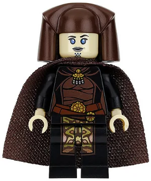 Luminara Unduli - Dark Brown Headgear, Cape