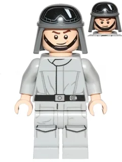 Imperial AT-ST Driver (Helmet with Printed Goggles, Light Bluish Gray Jumpsuit, Printed Legs)
