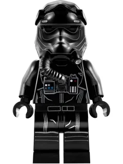 First Order TIE Fighter Pilot - Three White Lines on Helmet
