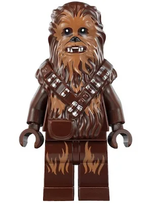 Chewbacca - Dark Brown, Medium Nougat Fur, Crossed Bandoliers