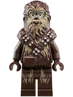 Chewbacca - Dark Brown, Medium Nougat Fur, Crossed Bandoliers, Goggles