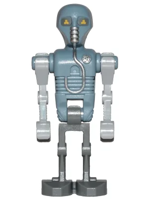 2-1B Medical Droid - Dotted Badge Pattern (Sand Blue), Dark Bluish Gray Legs