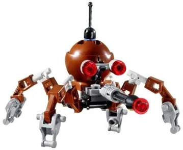 Dwergspin-droid - Roodbruine koepel
