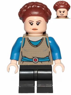 Padmé Naberrie (Amidala) - Light Nougat Head, Medium Legs