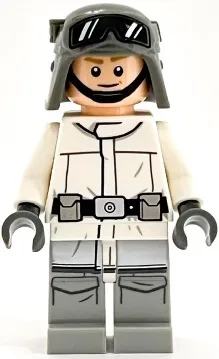Imperial AT-ST Driver - Helmet with Molded Goggles, White Jacket (Hoth)