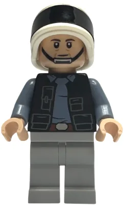 Rebel Fleet Trooper - Male, Vest with Pockets, Black Neck, Dark Brown Eyebrows