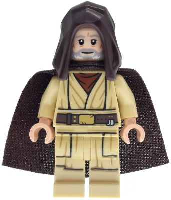 Obi-Wan Kenobi – alt, dunkelbraune Kapuze und schwammiger Umhang