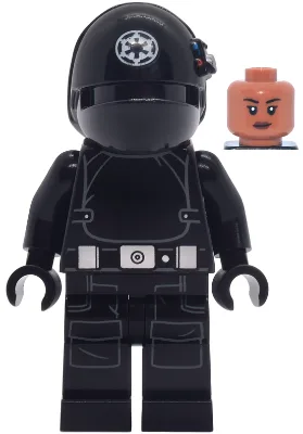 Imperialer Schütze – Helm mit weißem imperialen Logo, Sienna-Kopf