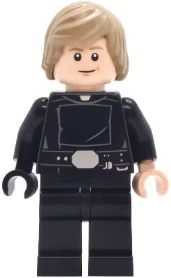 Luke Skywalker – Jedi, Haare mit Seitenscheitel, Lächeln mit Stirnrunzeln