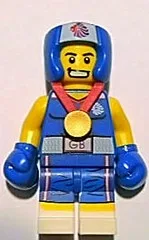 Kräftiger Boxer, Team GB (Nur Minifigur, ohne Ständer und Zubehör)