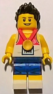 Staffelläufer, Team GB (Nur Minifigur, ohne Ständer und Zubehör)
