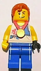 Agiler Bogenschütze, Team GB (Nur Minifigur, ohne Ständer und Zubehör)