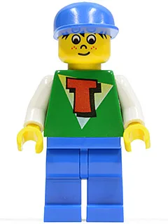 Zeitreisende – Timmy mit blauen Beinen und blauer Kappe