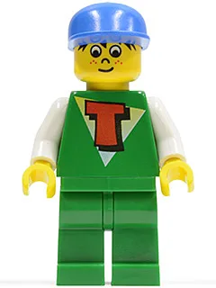 Zeitreisende – Timmy mit grünen Beinen und blauer Kappe