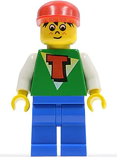 Tijdreizigers - Timmy met blauwe benen en rode pet