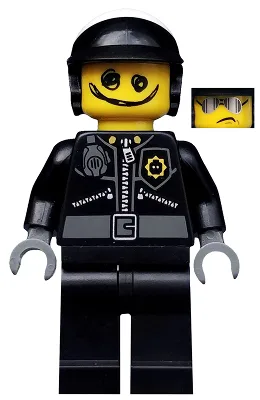 Scribble-Face Bad Cop, The LEGO Movie (alleen minifiguur, zonder standaard en accessoires)