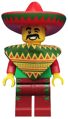 Taco Tuesday Guy, The LEGO Movie (alleen minifiguur, zonder standaard en accessoires)