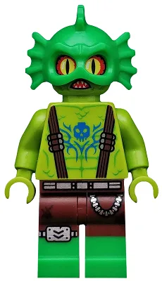 Créature des marais, La Grande Aventure LEGO 2 (Minifigurine uniquement, sans support ni accessoires)