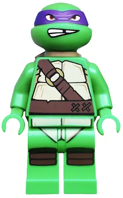 Donatello, met samengebalde tanden
