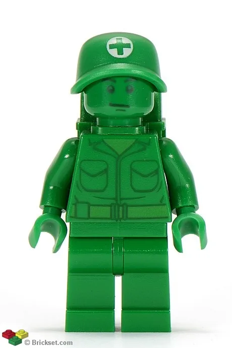 Grüner Soldat – Sanitäter mit Rucksack