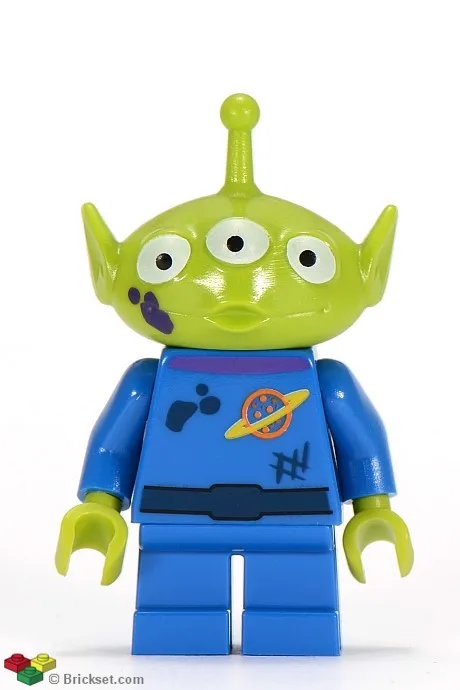 Alien - Donkerpaarse vlek op het gezicht