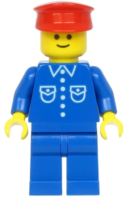 Shirt with 6 Buttons - Blue, Blue Legs, Red Hat (Reissue)