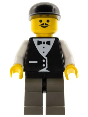 Town Vest Formal - Race Official, Black Cap