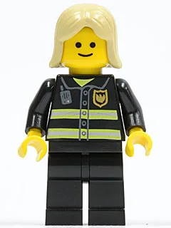Fire - Reflective Stripes, Black Legs, Tan Female Hair