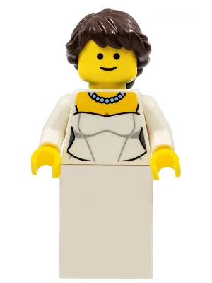 Braut, Hochzeitskleid mit Halskette