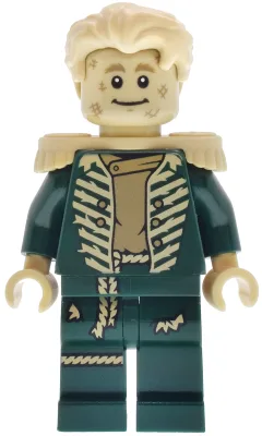 Vogelverschrikker - Donkergroen uniform, beige schouderstukken