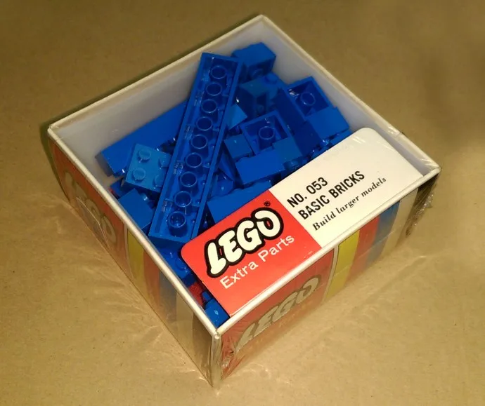 Briques de base assorties - Bleues