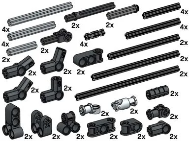 Technic Cross Axles
