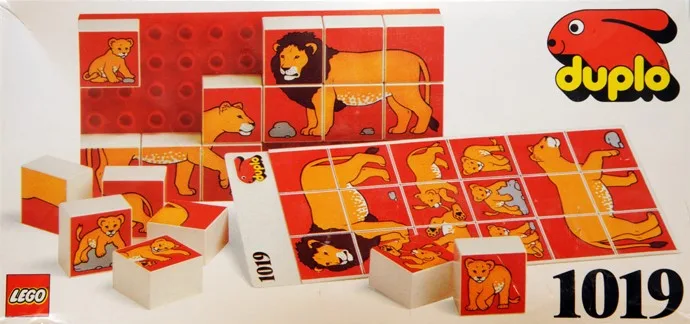 Puzzle mosaïque DUPLO - 1 famille d'animaux