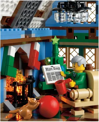 Winter Village Cottage