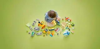 Großer interaktiver Gemeinschaftszug