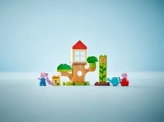Peppa Pig Garten und Baumhaus