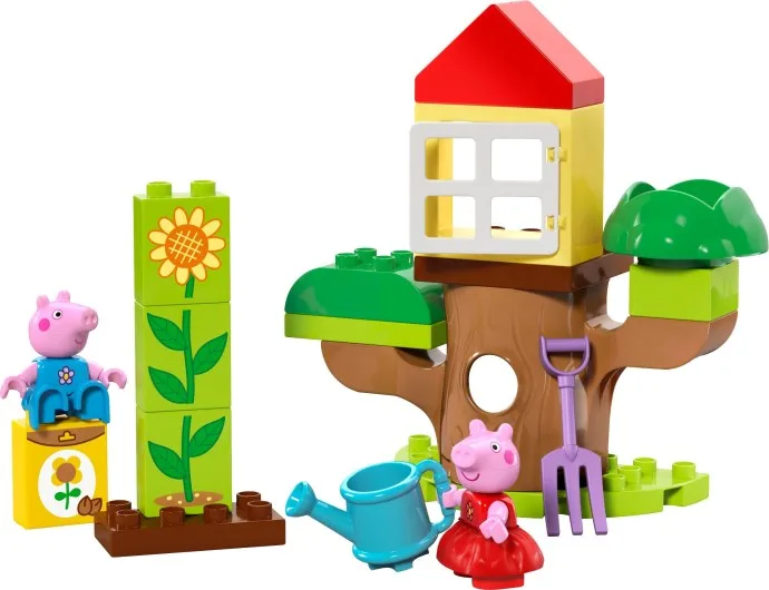 Peppa Pig Garten und Baumhaus