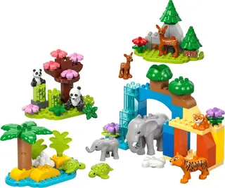 3 Wildtierfamilien in einem