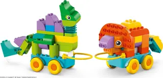 3-in-1-Dinosaurier auf Rädern