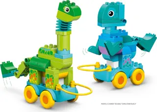 3-in-1-Dinosaurier auf Rädern