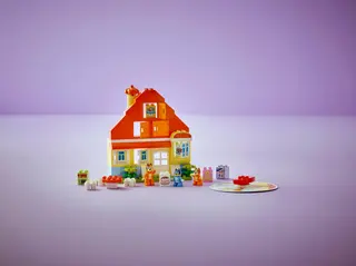 Blueys Familienhaus mit Memory-Spiel