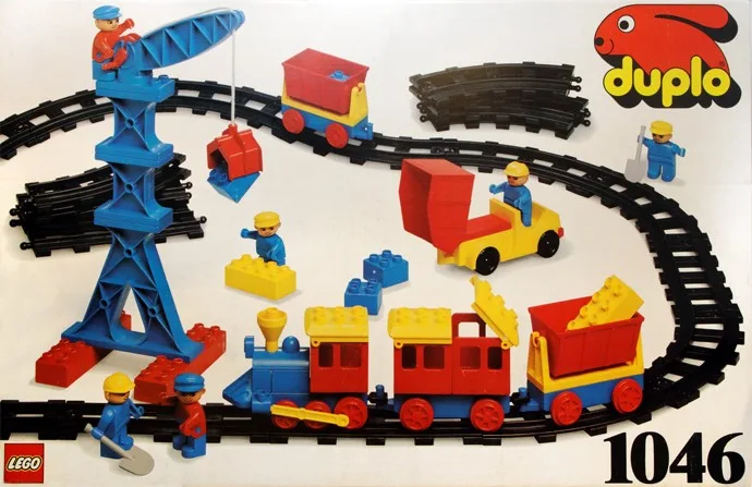 DUPLO Treinset, met rails