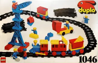 DUPLO Eisenbahnset mit Schienen