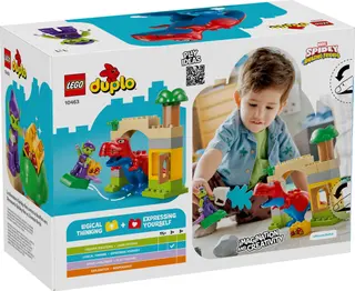 Dinosaurier Spidey-Rex gegen Grüner Kobold